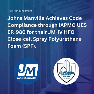 John Manville announcement